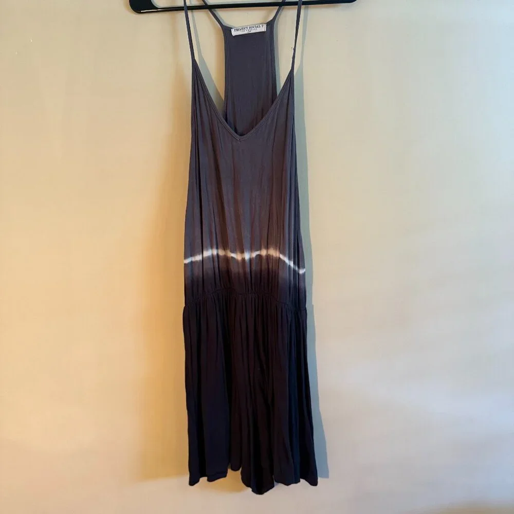 XS (Project Social T LA) Tie Dye Romper - Picture 1 of 6